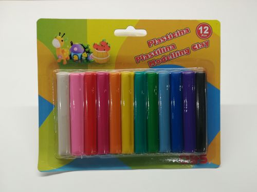 Plasticina O&S - 12 UN. , O&S , PLAST001 , 8851934862002